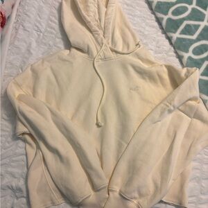 Hollister Women's Off-White Hoodie